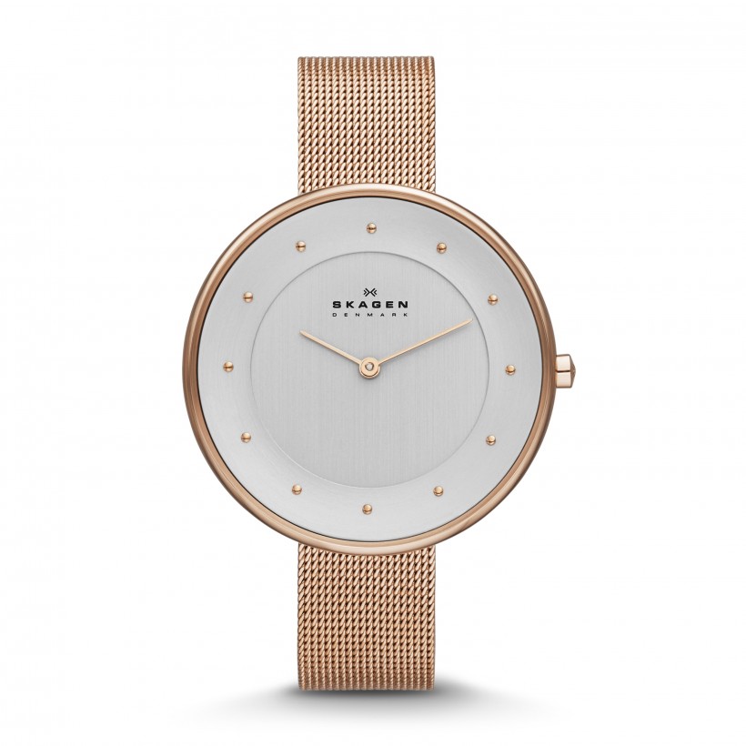 Skagen Gitte Stainless Steel Mesh Women's Watch