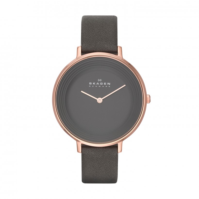 Skagen Ditte Stainless Steel Leather