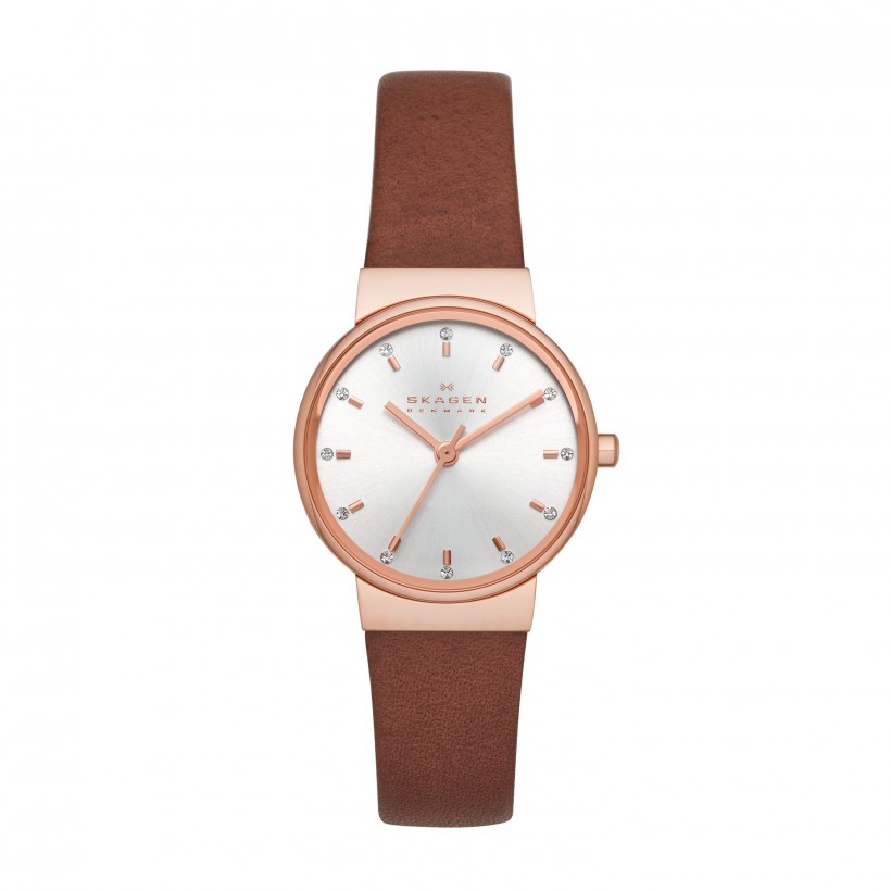 Skagen Ancher Stainless Steel Leather
