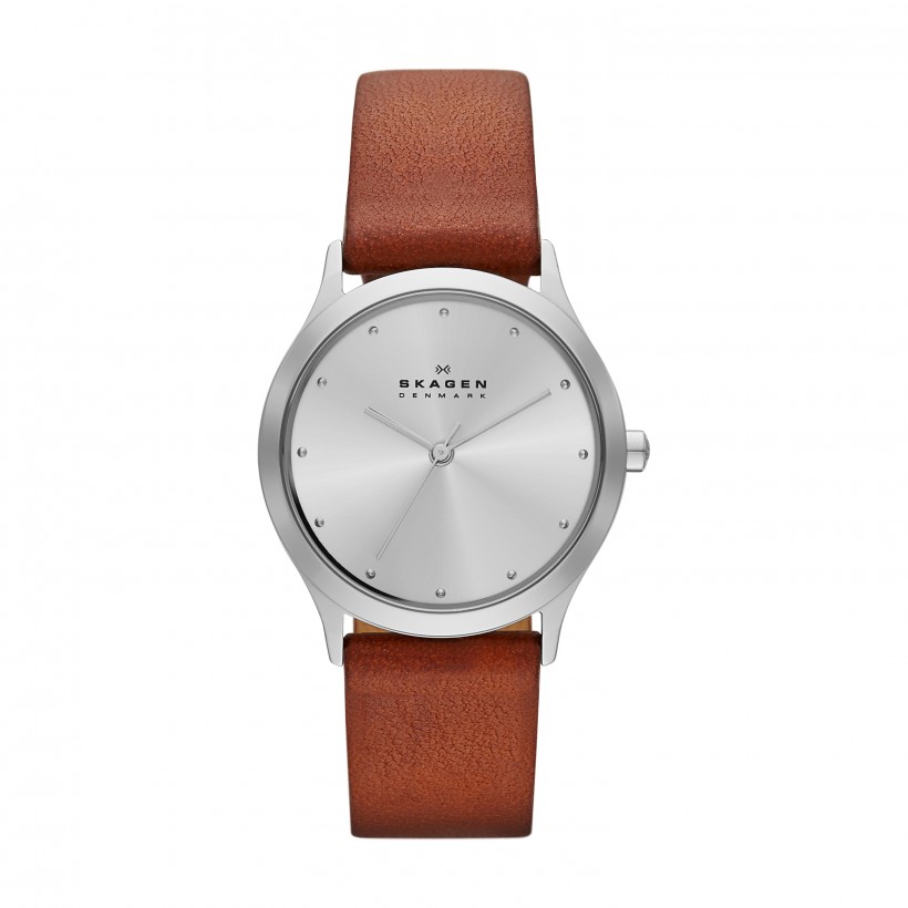 Skagen Jorn Stainless Steel Leather Women's Watch