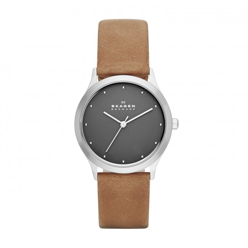 Skagen Jorn Stainless Steel Leather Women's Watch