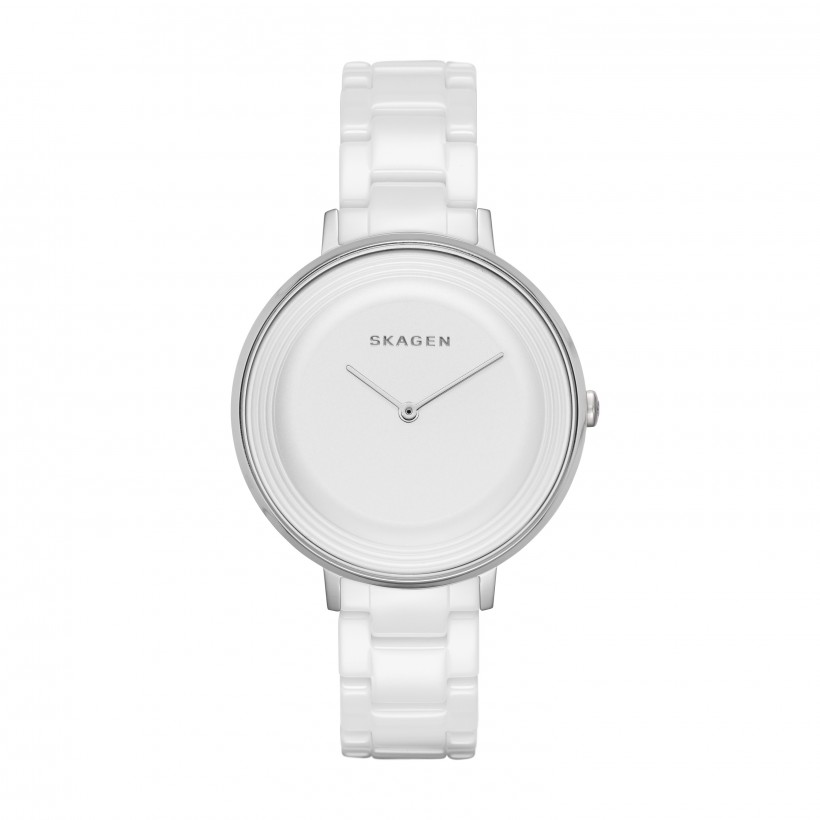 Skagen Ditte Stainless Steel Ceramic Women's Watch