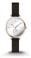 Skagen Hagen Leather Band Stainless Steel Women's Watch
