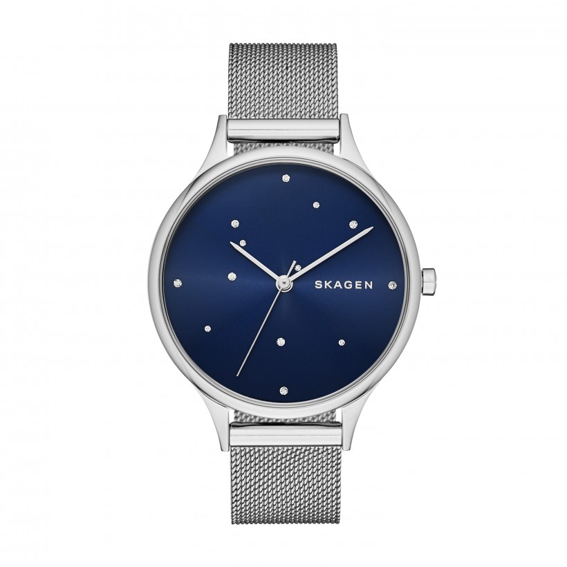 Skagen Anita Stainless Steel Mesh Band Stainless Steel Women's Watch
