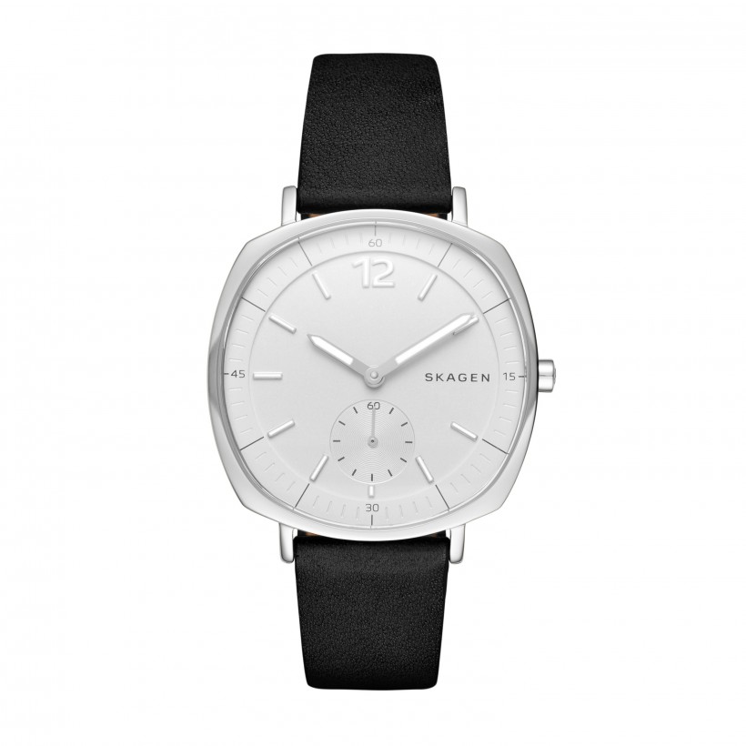 Skagen Rungsted Leather Band Stainless Steel Women's Watch