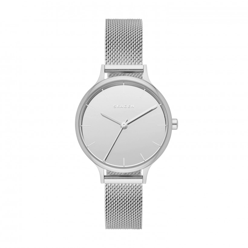 Skagen Anita Stainless Steel Mesh Band Stainless Steel Women's Watch