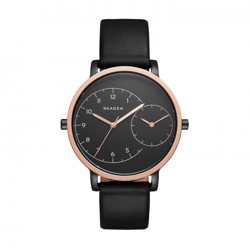 Skagen hagen black watch outlet