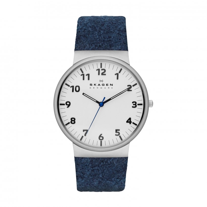 Skagen Ancher Stainless Steel Fabric Men's Watch