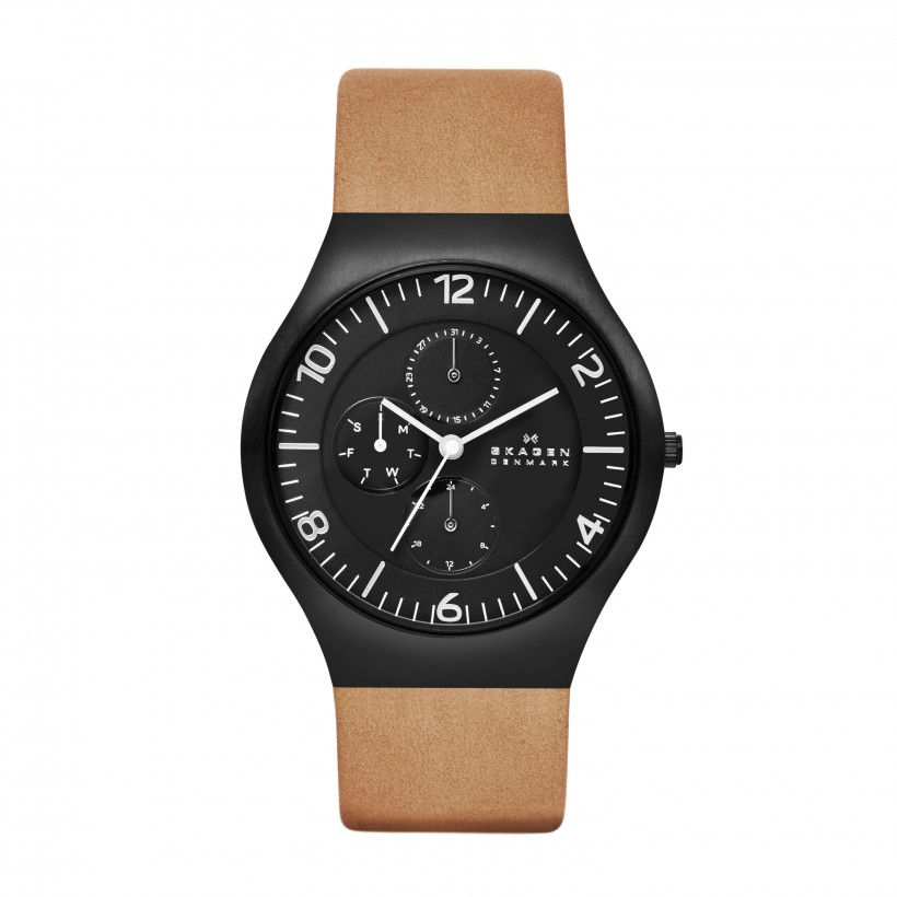 Skagen Grenen Stainless Steel Leather