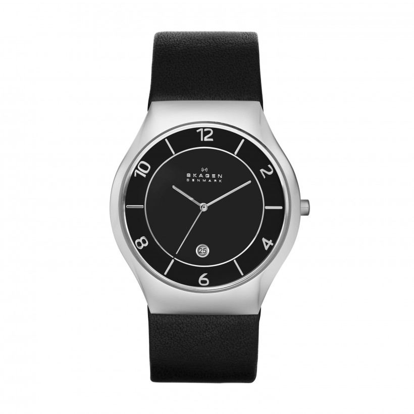 Skagen Grenen Stainless Steel Leather