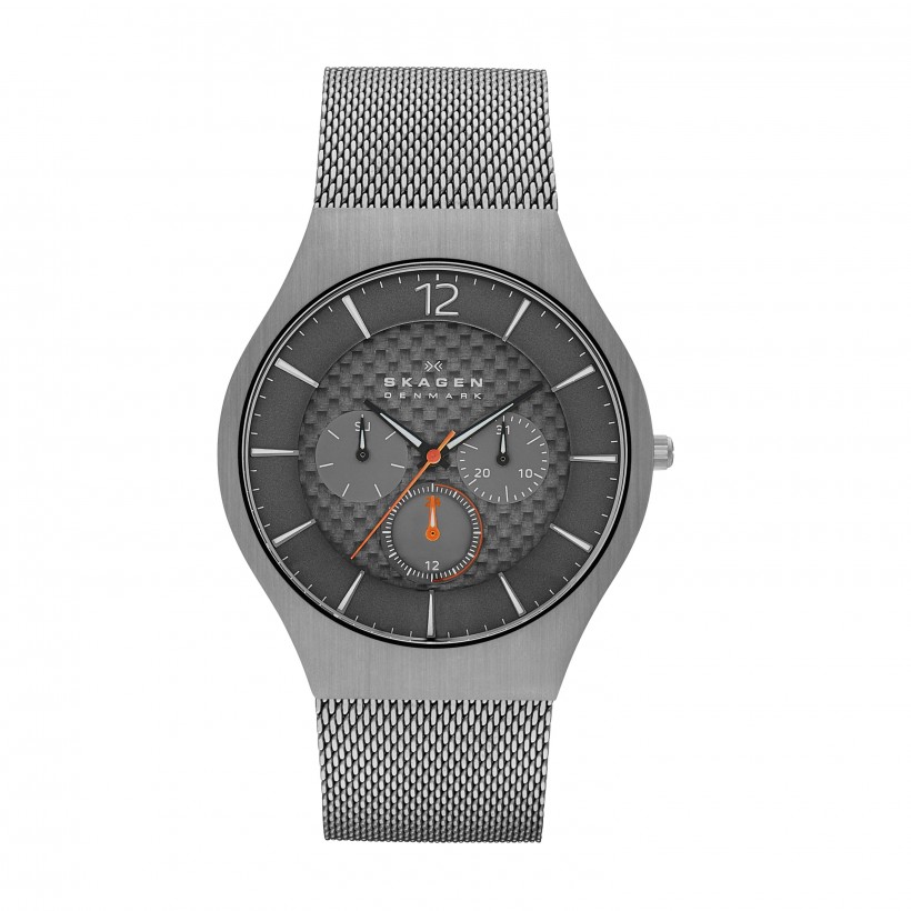Skagen Grenen Titanium Stainless Steel Mesh Men s Watch