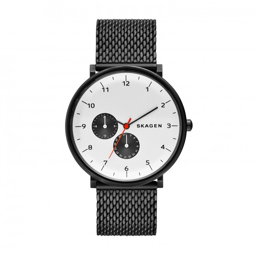 Skagen Hald Stainless Steel Mesh Band Stainless Steel Men's Watch