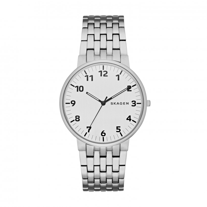 Skagen Ancher Stainless Steel Band Stainless Steel Men's Watch