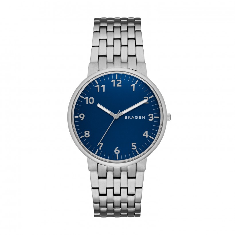 Skagen Ancher Stainless Steel Band Stainless Steel Men's Watch