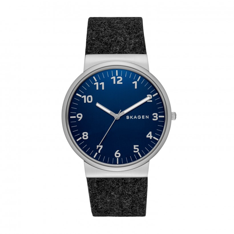 Skagen Ancher Fabric Band Stainless Steel Men's Watch