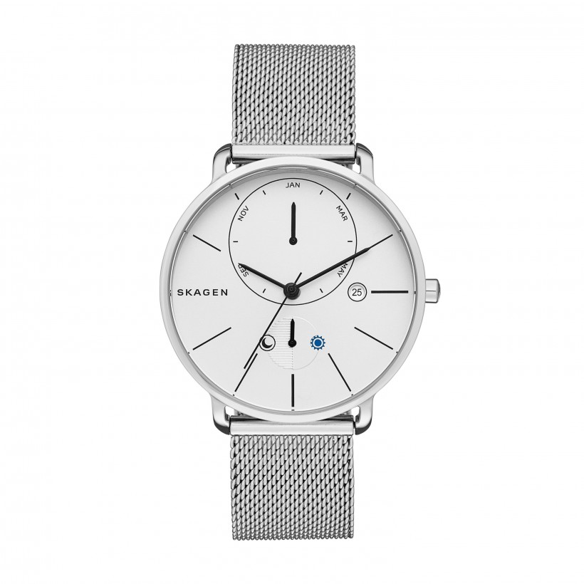 Skagen Hagen Stainless Steel Mesh Band Stainless Steel Men's Watch