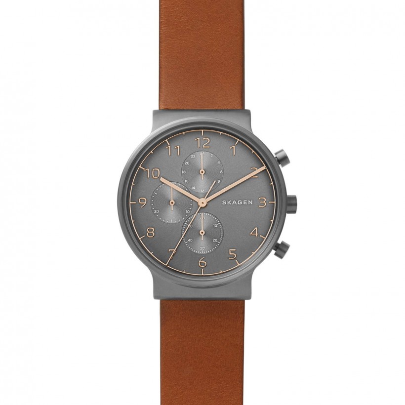 Skagen Ancher Stainless Steel Case Men's Watch SKW6418