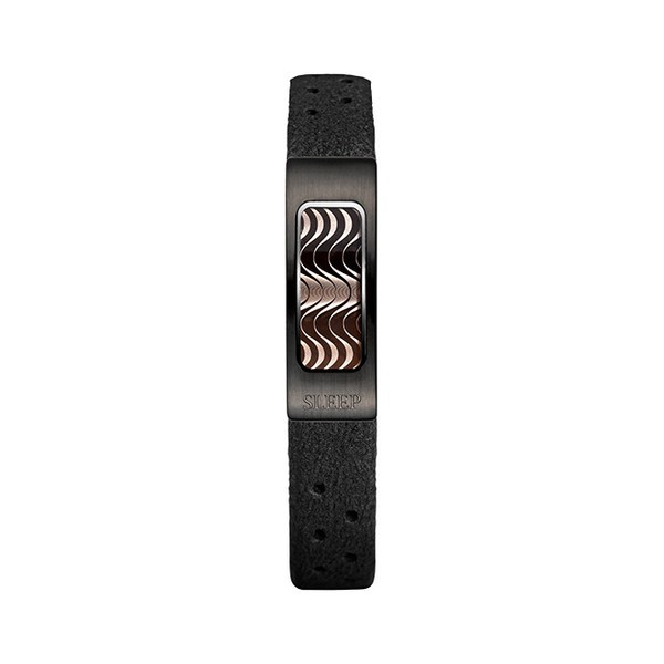 Philip Stein Slim Sleep Black Plated Bracelet