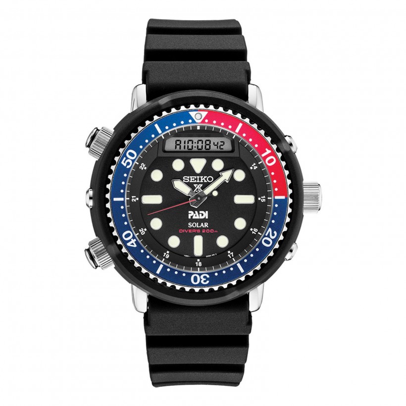 Seiko PADI Special Edition Arnie Solar Diver Watch SNJ027