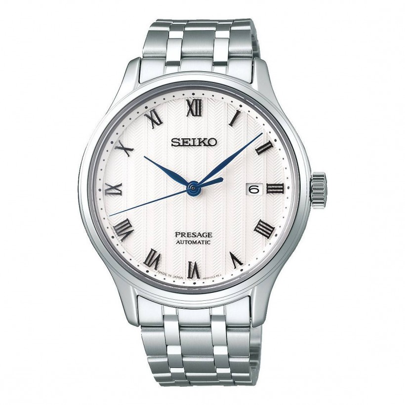 Seiko Presage Automatic Dress Watch Curved Sapphire Crystal