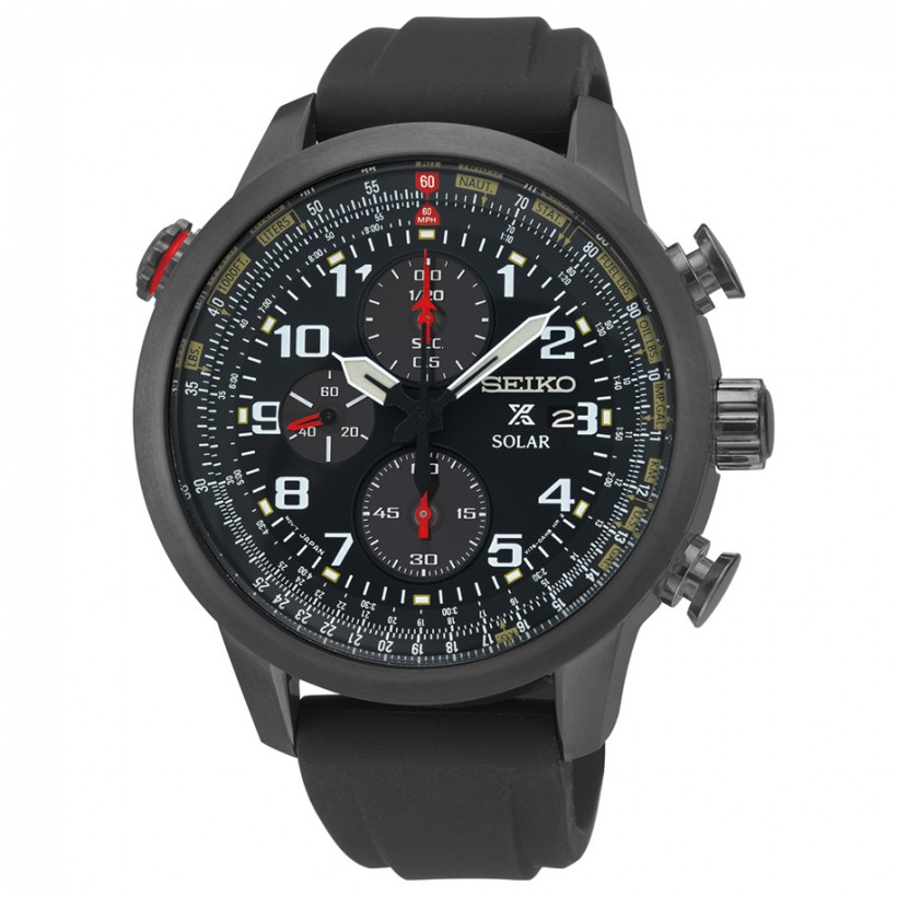 Seiko Prospex Solar Flight Computer Men's Watch SSC371