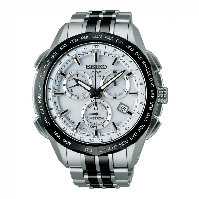 Seiko Astron 8x Limited Edition Stainless Steel Silver White