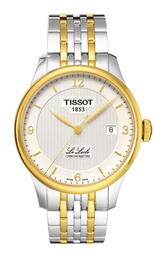Tissot Le Locle Men's Automatic COSC Silver Dial Watch with Stainless Steel Bracelet T0064082203700