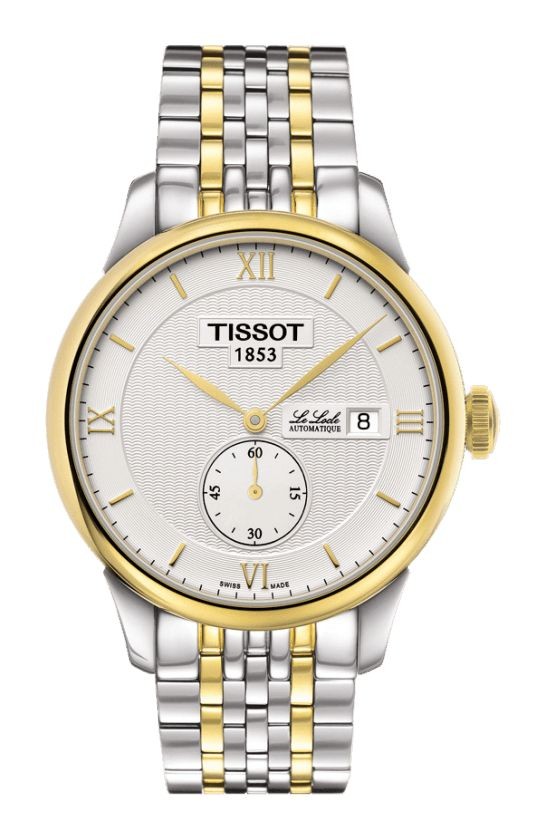 Tissot Le Locle Men's Automatic Small Second Silver Dial Watch with Stainless Steel Bracelet T0064282203801