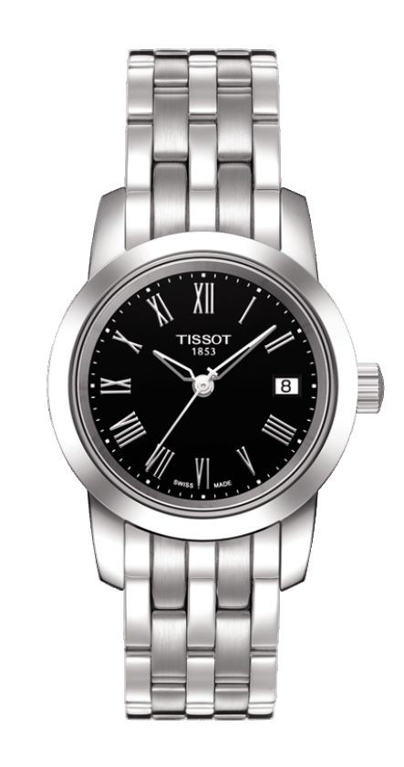 Tissot Classic Dream Women's Quartz Black Dial with Stainless Steel Bracelet T0332101105300
