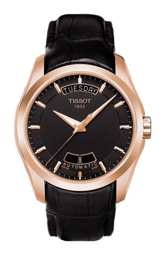 Tissot couturier gold top