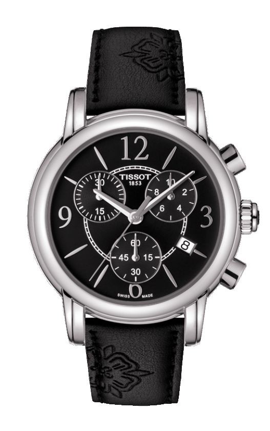 Tissot Dressport Women's Quartz Black Dial with Black Synthetic Strap T0502171705700