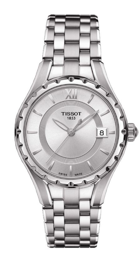 Tissot Lady Quartz Silver Dial Watch with Stainless Steel Bracelet T0722101103800