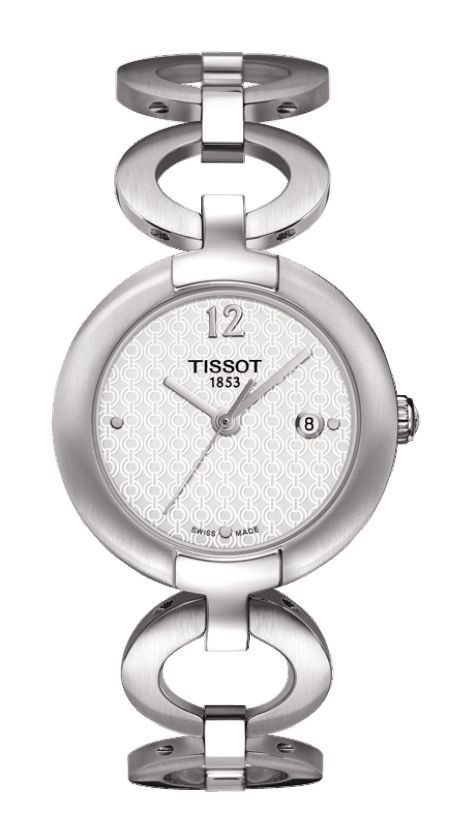 Pinky by Tissot Women's Quartz White Dial Watch with Stainless Steel Bracelet T0842101101701