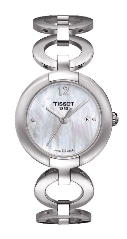 Pinky by Tissot Women's Quartz White MOP Dial Watch with Stainless Steel Bracelet T0842101111701