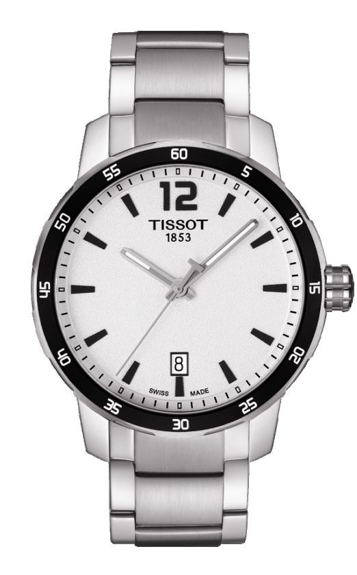 Tissot Quickster Men's Quartz Silver Dial with Stainless Steel Bracelet T0954101103700