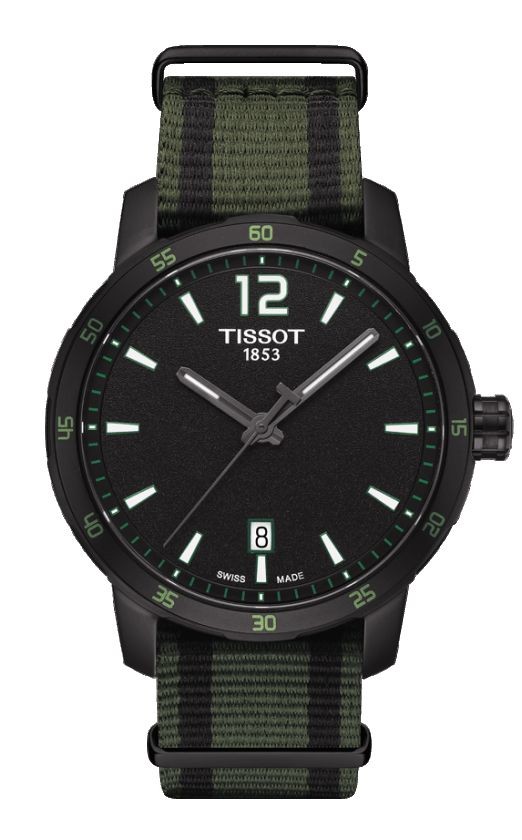 Tissot Quickster Men & Women's Quartz Black and White Dial with Synthetic Straps  T0954103705700