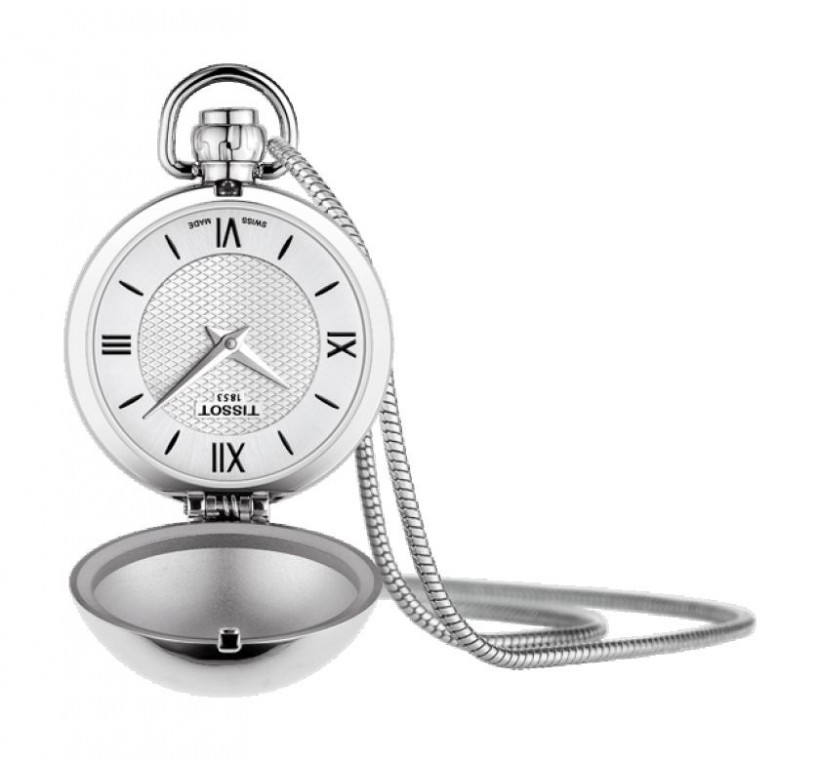 Tissot Pendants Quartz Silver Dial with Chain T8582091603800