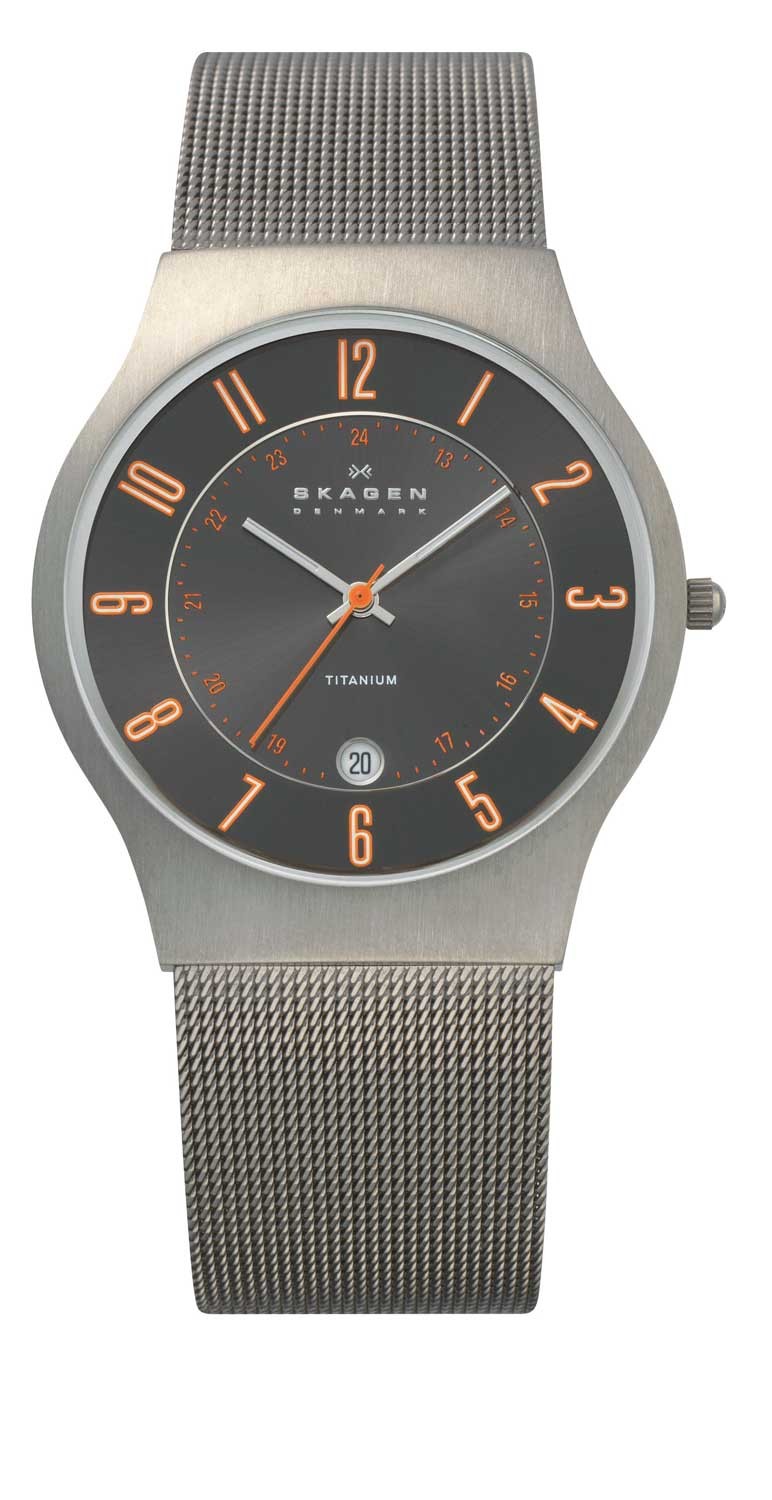 Skagen grenen titanium watch outlet