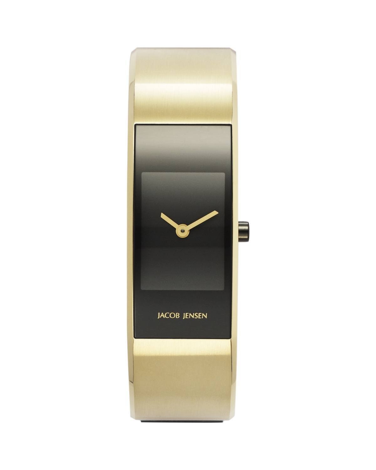 Jacob Jensen Eclipse Gold Tone Stainless Steel Bangle Women s Watch 444
