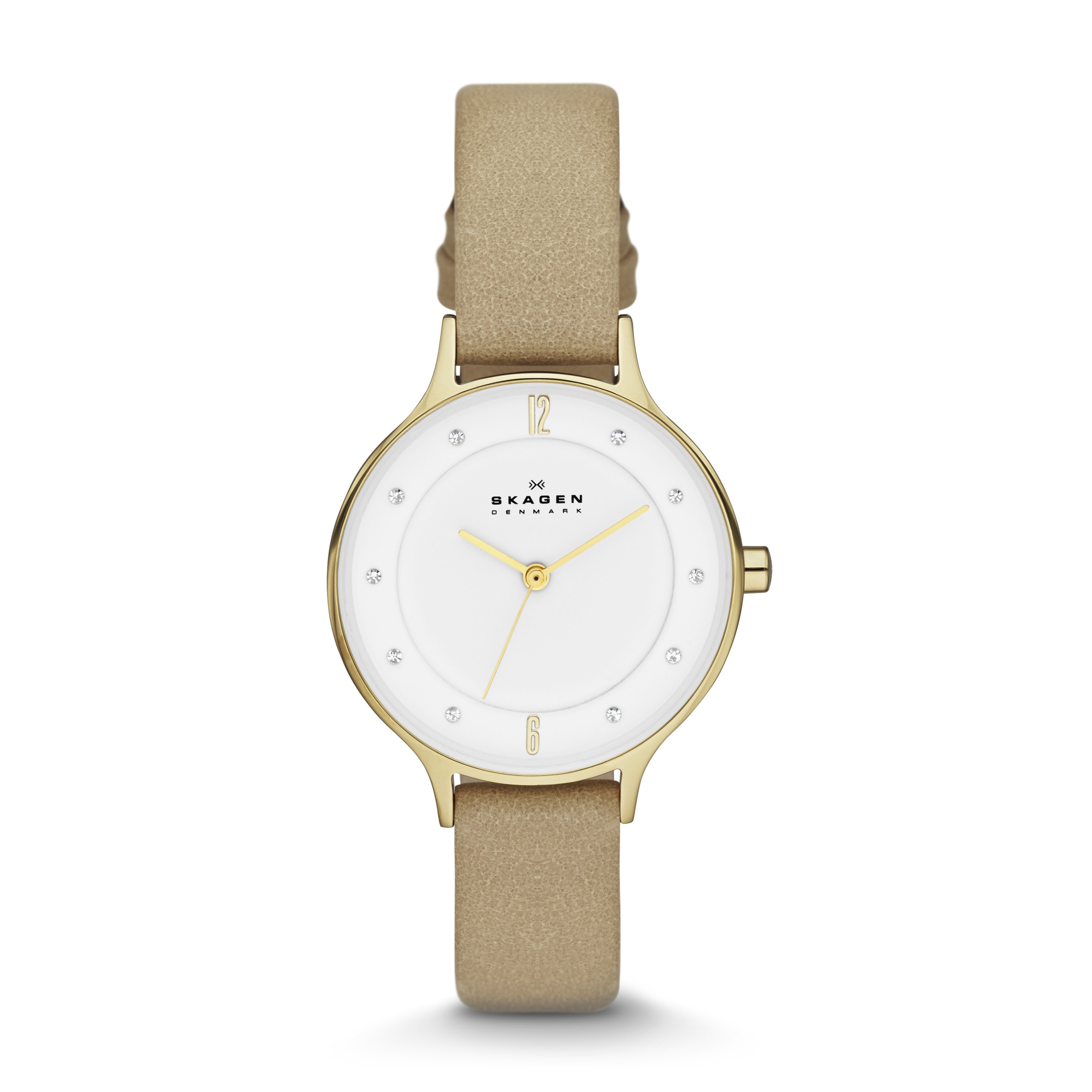Skagen Anita Stainless Steel Leather Women s Watch