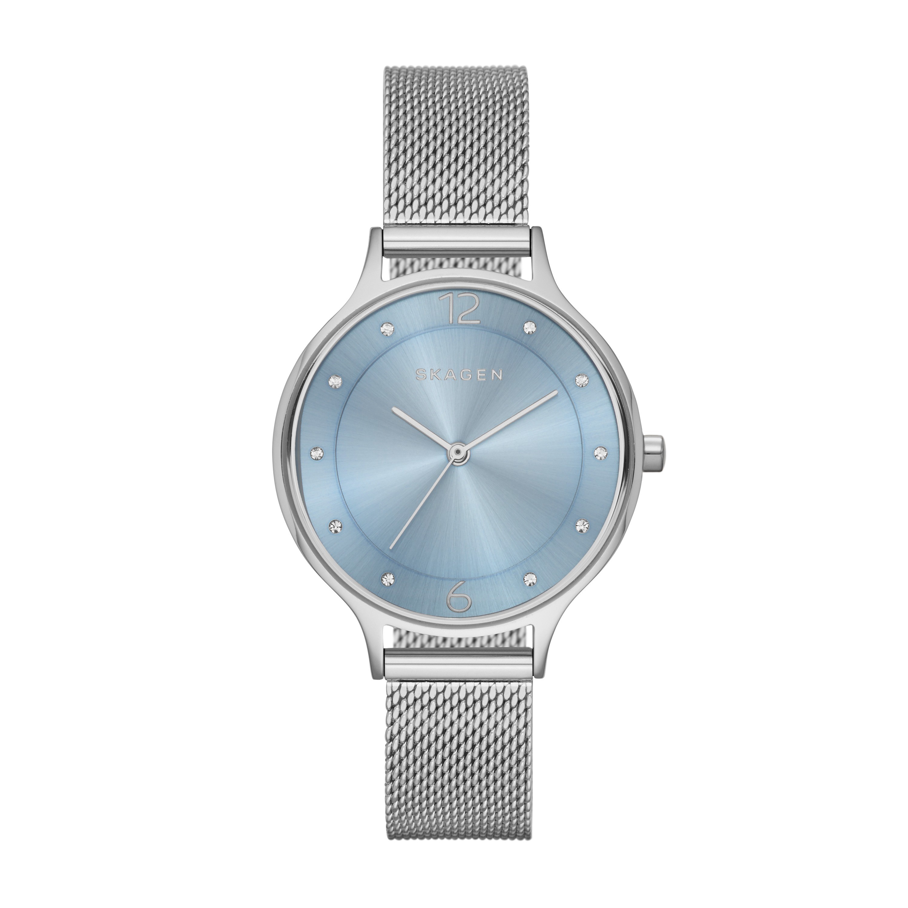 Skagen Women\'s Anita Stainless Steel Mesh Band Quartz Watch Amazon.com: Skagen Women main image 2