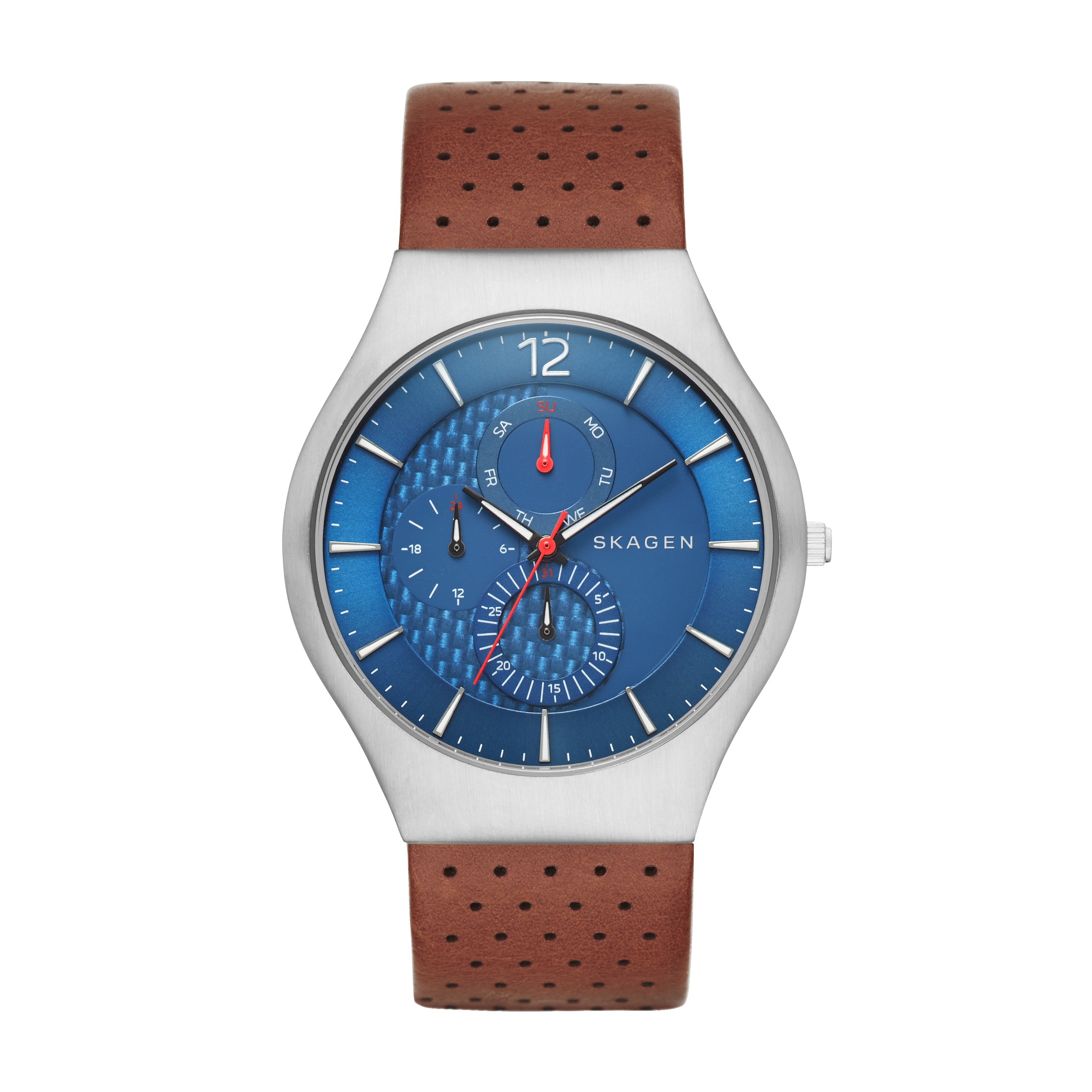 Skagen Stainless Steel Mesh Watch (Unisex) 238907739?fmt=auto&$background  main image 4