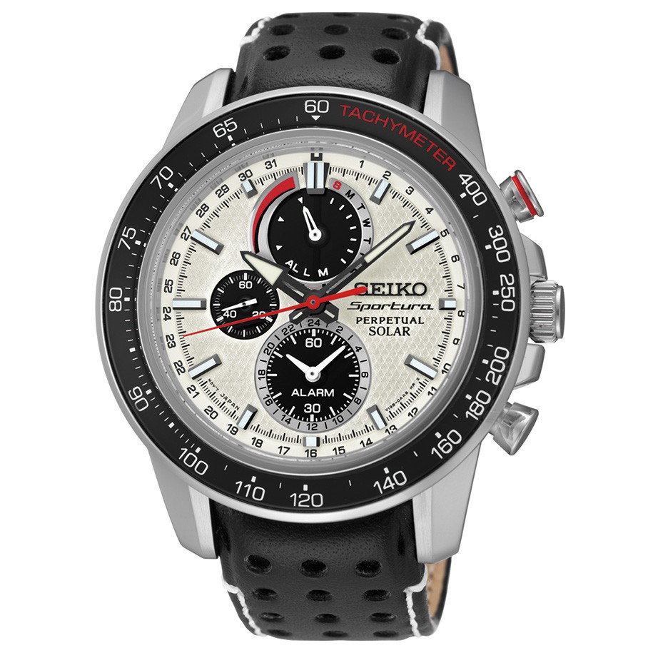 Seiko sportura solar chronograph top