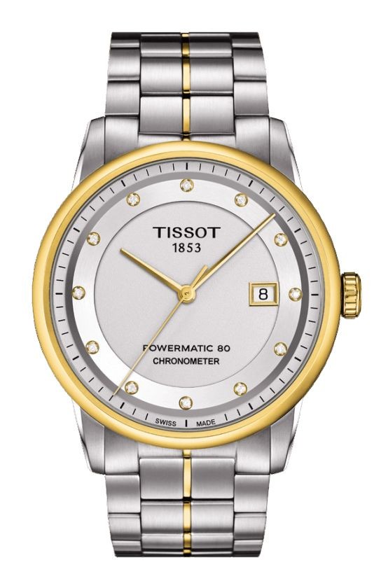 Tissot luxury automatic silver dial men's watch hotsell