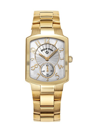 Philip Stein Classic Gold Plated Square Women's Watch