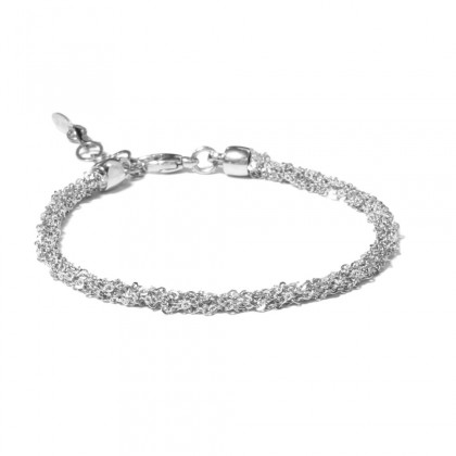 Borsari ø3,5mm 925 silver bracelet – rhodium plated