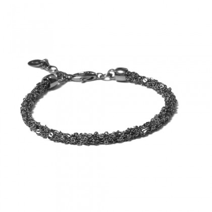 Borsari ø3,5mm 925 silver bracelet – black rhodium plated