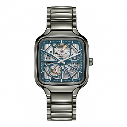 Rado True Square Automatic Open Heart Unisex Plasma High Tech Ceramic Watch R27083202