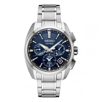 Seiko Astron GPS Solar Blue Dial Titanium Watch