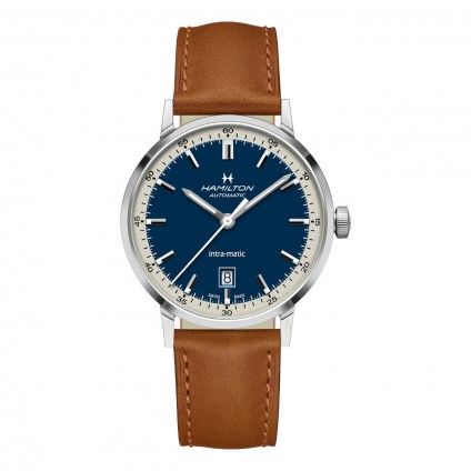 Hamilton Intra-Matic Automatic Blue Dial Watch